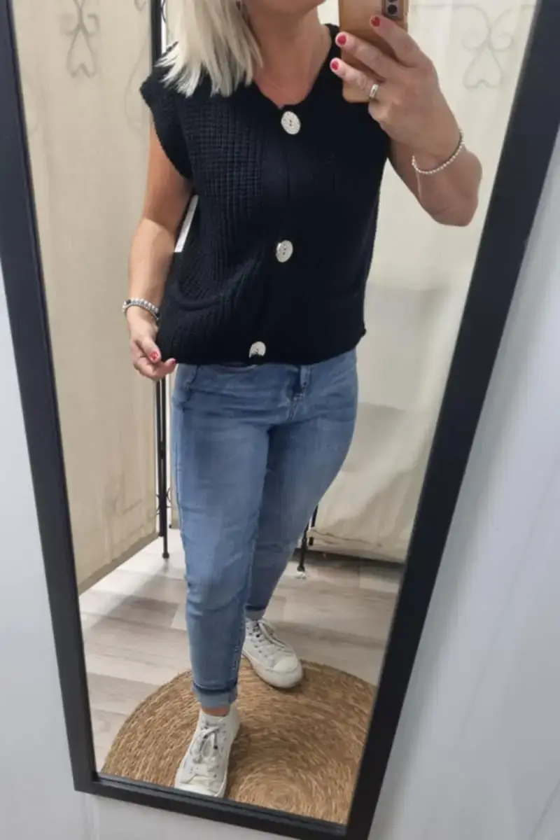 Gilet sans manche en laine