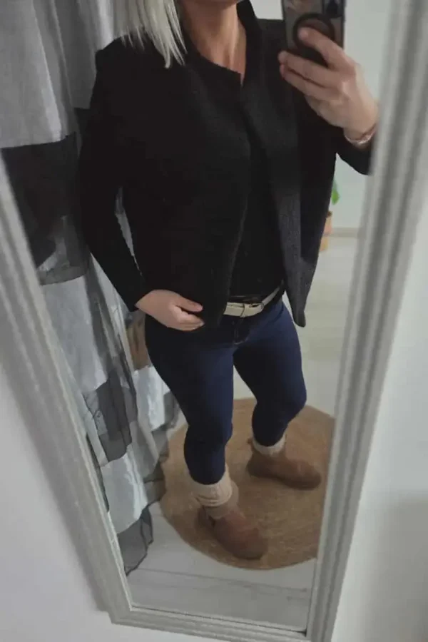 Gilet sans manche "Bella" Noir