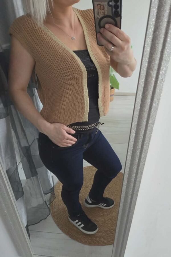 Gilet sans manche "camel"