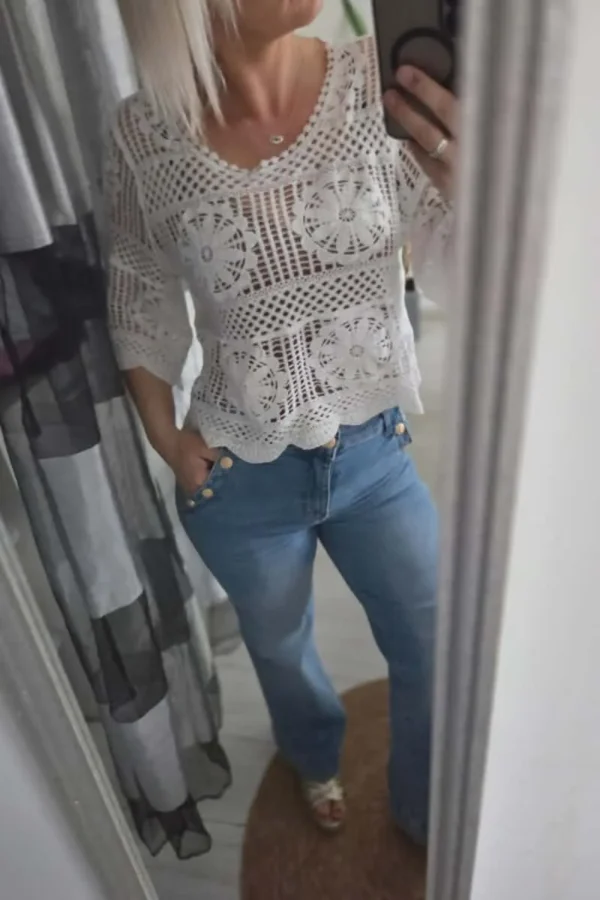 Haut "Victoria" blanc