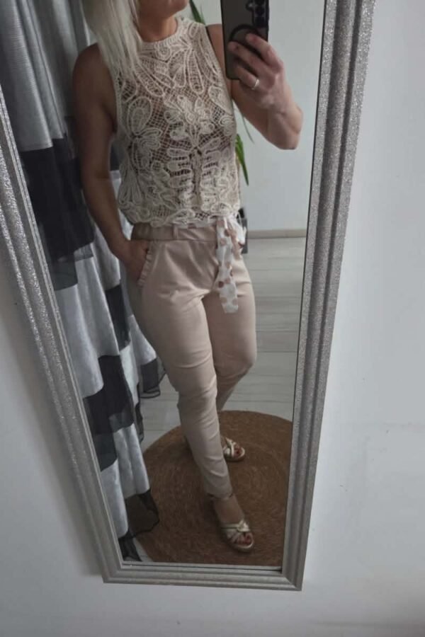 Pantalon "Liza" Beige