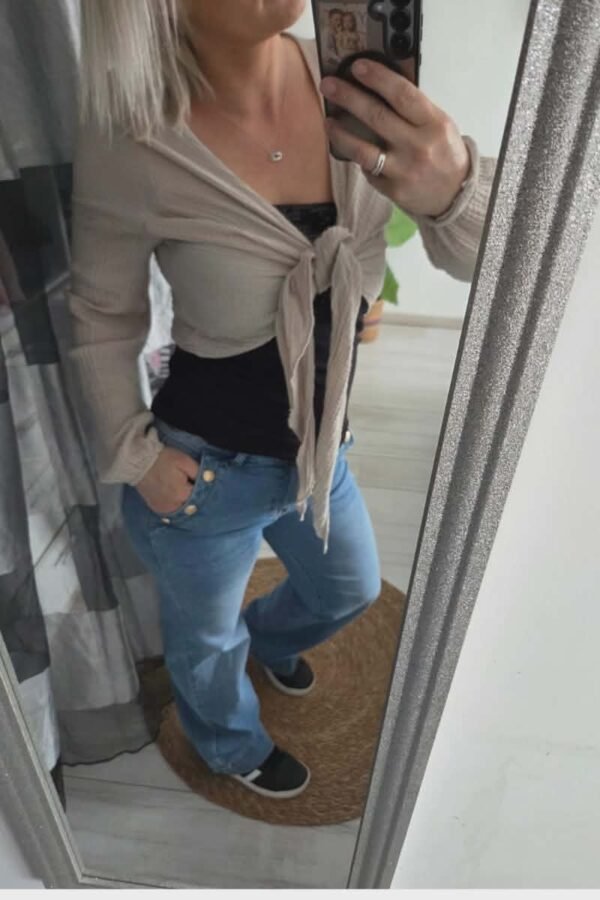 Chemise cache coeur "gaze de coton"