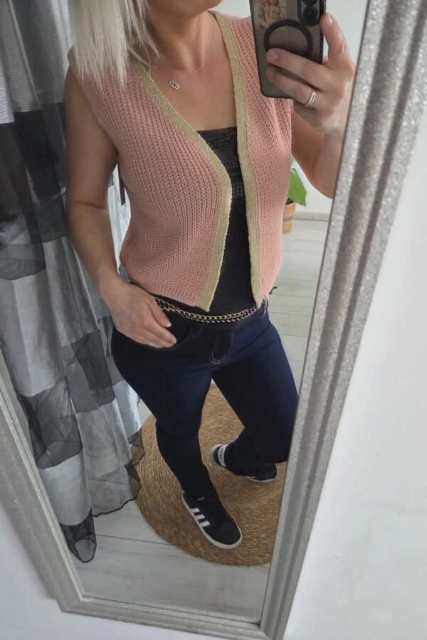 Gilet sans manche "Rose"