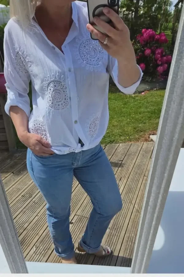 Chemise "Bohème" Blanche