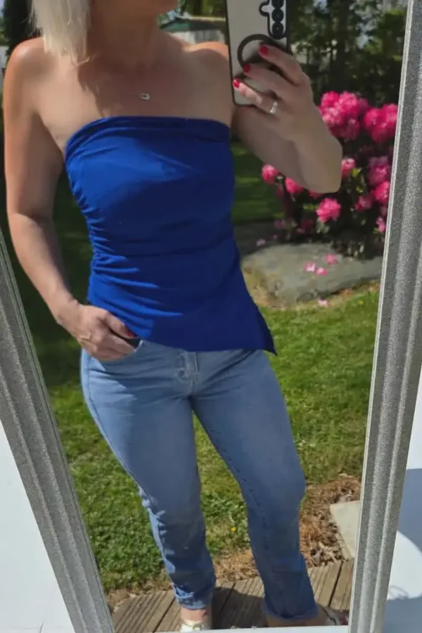 Bustier "Morgane" Bleu