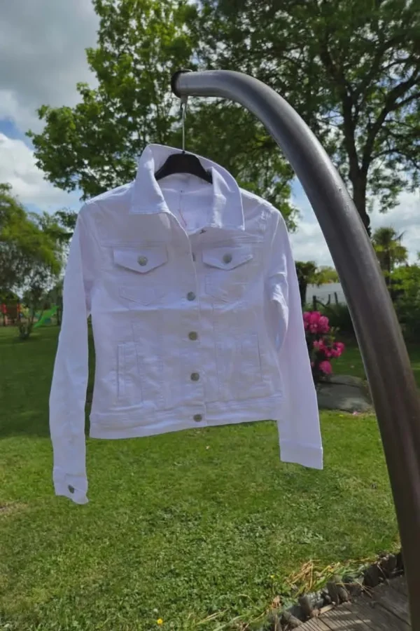 Veste jean "blanche"
