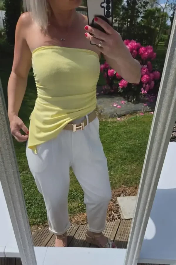 Pantalon "Victoire" blanc