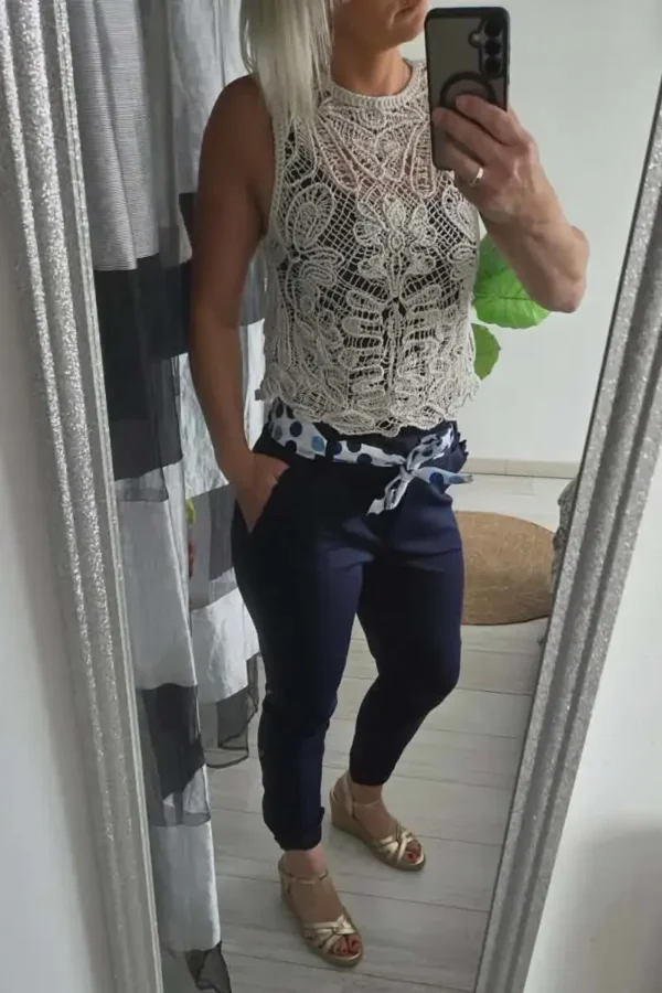 Pantalon "Liza" Marine