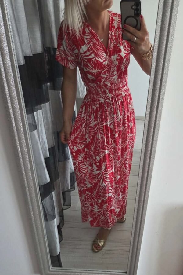 Robe Magique "Emmy" Taille 36 au 50 rouge