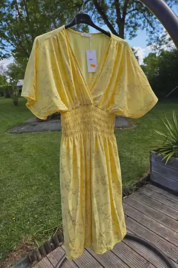 Robe Magique "Bohème"  (36 au 50) jaune