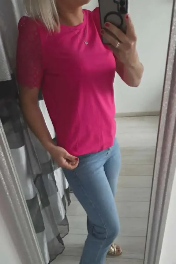 T-shirt "Lola" fushia