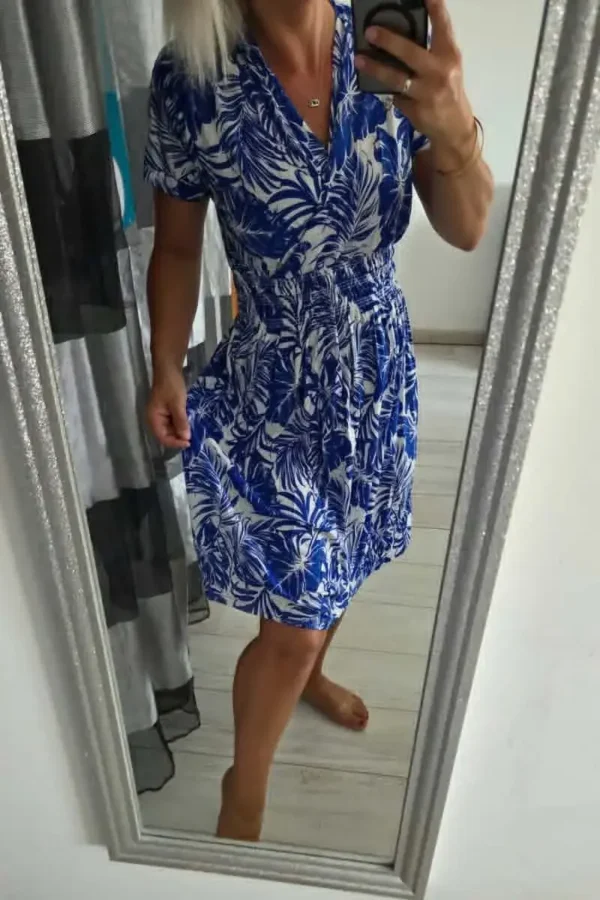 Robe "Mily"  bleu Royal