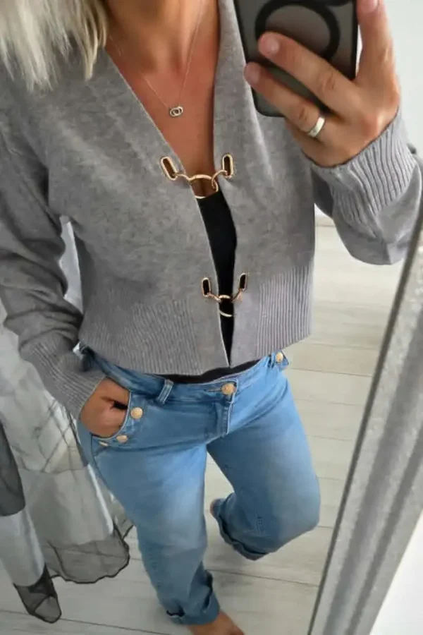 Gilet " Luna" gris