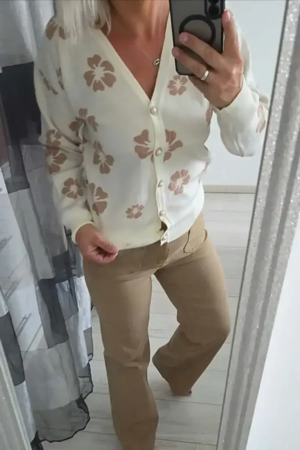 Gilet "Havana" écru