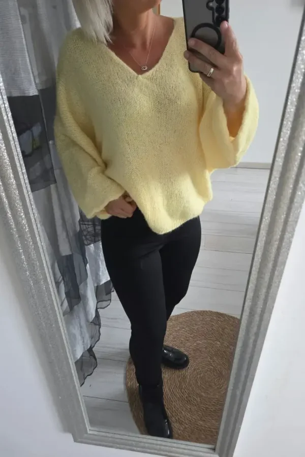 Pull "Angie" jaune