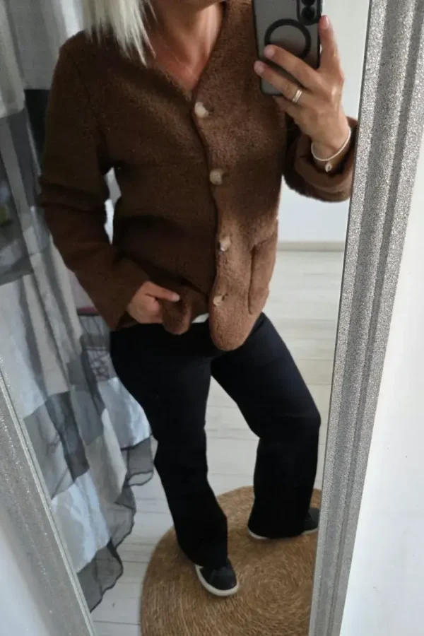 Veste "Paola" chocolat