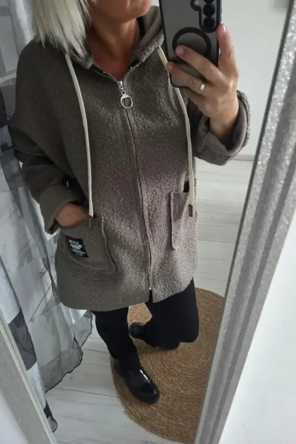 Manteau "Mathia" argile